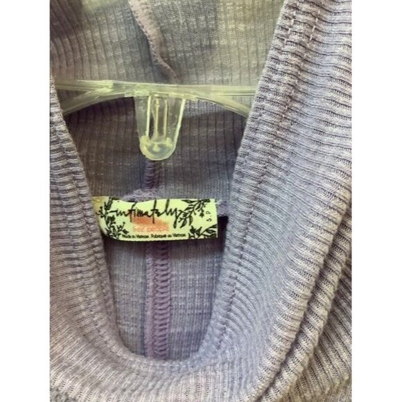 Purple Mock Turtleneck Sleeveless Tank Top By Intimately Free People S - Picture 3 of 3